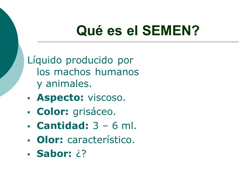 Olor seminal
